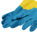 KSEIBI Double Color silicone rubber household gloves